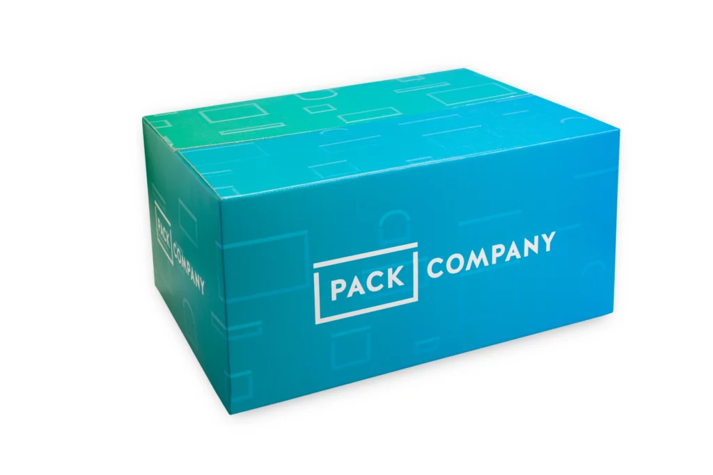 Amerikaanse vouwdoos offset bedrukt Fefco 201