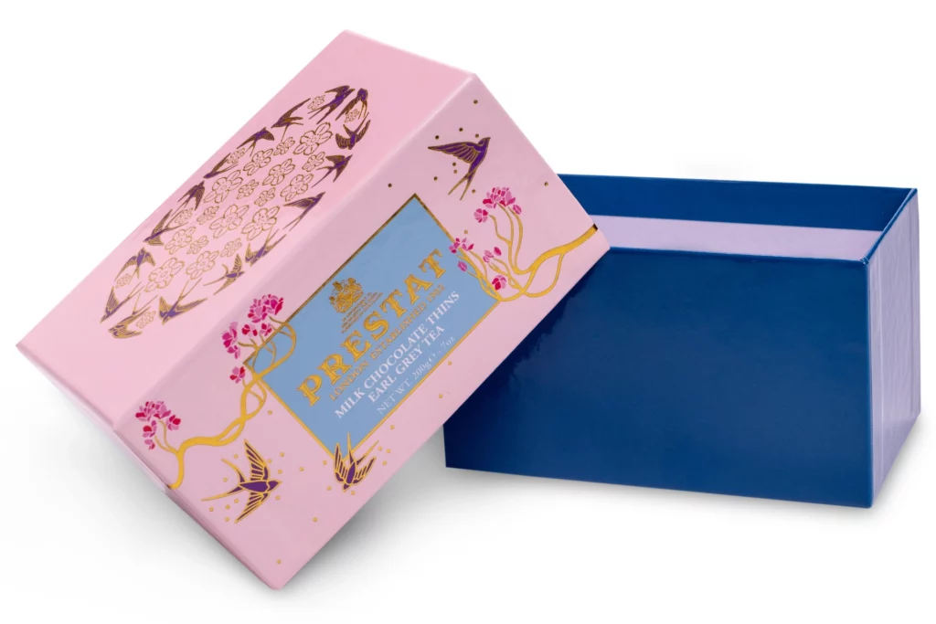 Chocolade Verpakking Vouwomplakt Goudfolie Luxe Premium Bedrukt