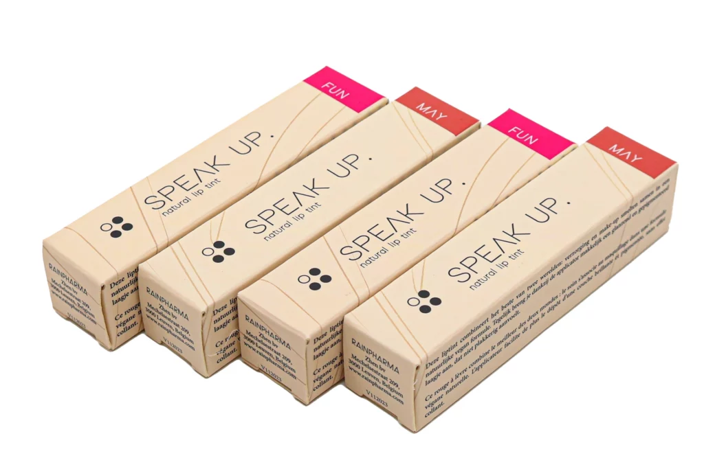 Cosmetica Lippenstift Verpakking Vouwkarton Premium Feel Offset