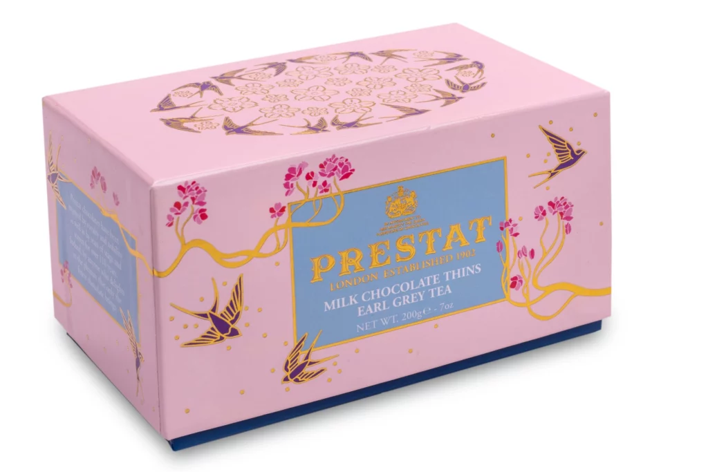 Luxe Vouwomplakt Karton Verpakking Chocolade Thee Premium Goufolie