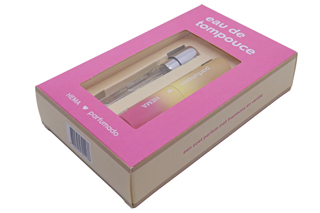 Retail Parfum Verpakking Met Venster En Interieur Premium Luxe