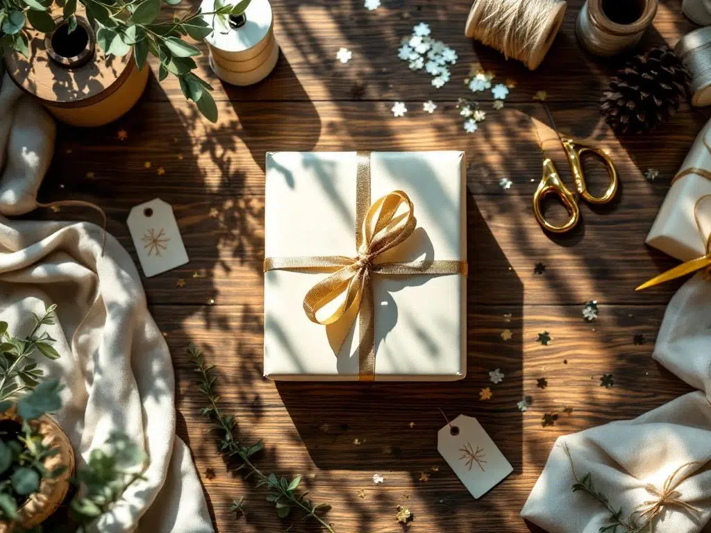 Welke accessoires horen bij een complete geschenkverpakking?