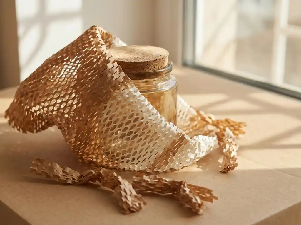 Wat is honeycomb-papier en waarom wordt het als opvulmateriaal gebruikt?