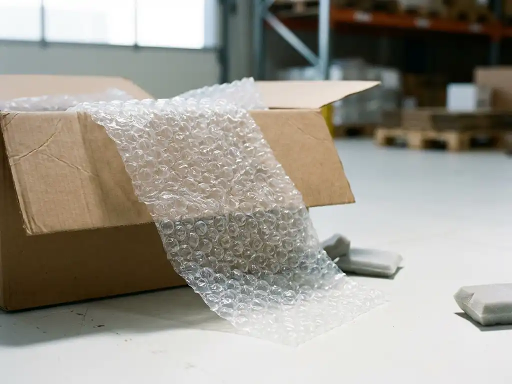 Hoe werkt luchtkussenfolie als opvulmateriaal?