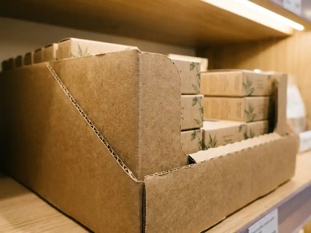 Welke materialen worden gebruikt voor shelf ready packaging?